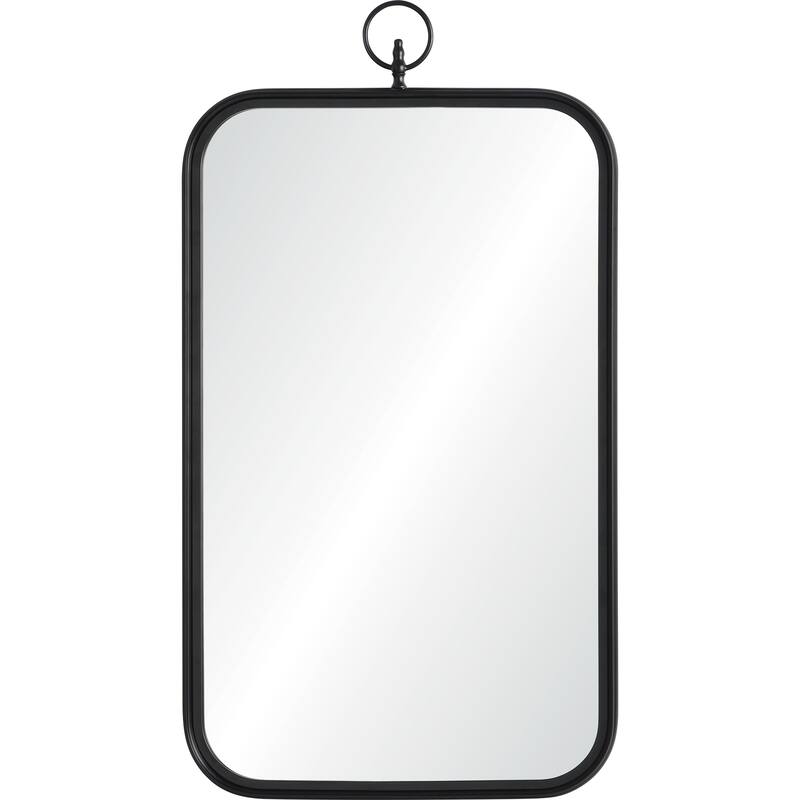 Renwil Priscilla 39.5" Tall Rectangle Wall Mirror, Black