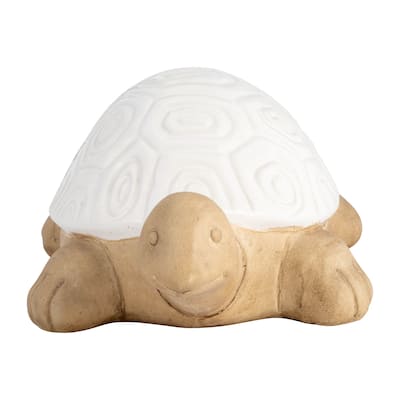 Sagebrook Home 13" Ceramic Tortoise Sculpture Decor For Home or Garden Decor - 13" x 9" x 6"