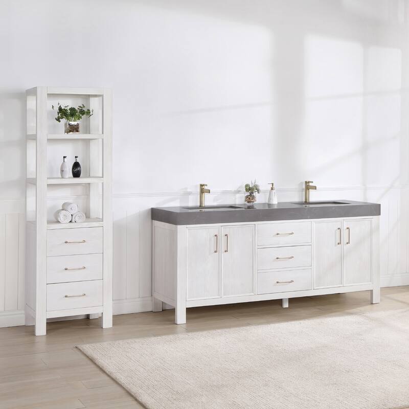 Miseno MV-NM-703872 León 72" Free Standing Double Basin Vanity Set