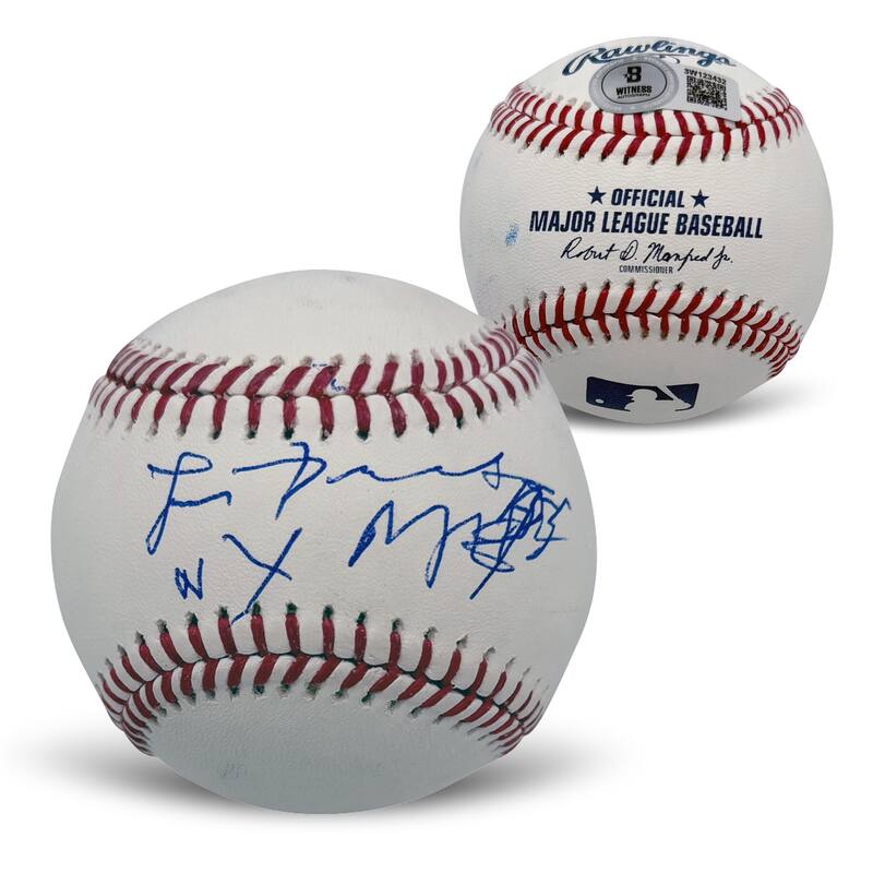 Lenny Dykstra Autographed MLB Signed Baseball New York Mets Beckett COA With UV Display Case - 8' x 11'
