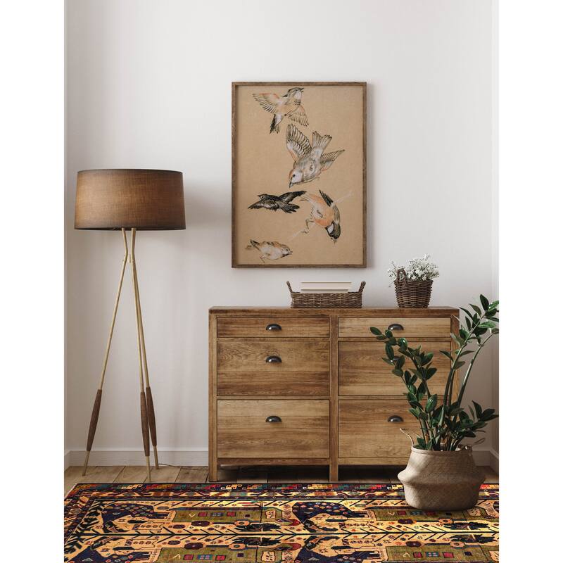 ECARPETGALLERY Hand-knotted Teimani Beige Wool Rug - 3'9 x 7'0