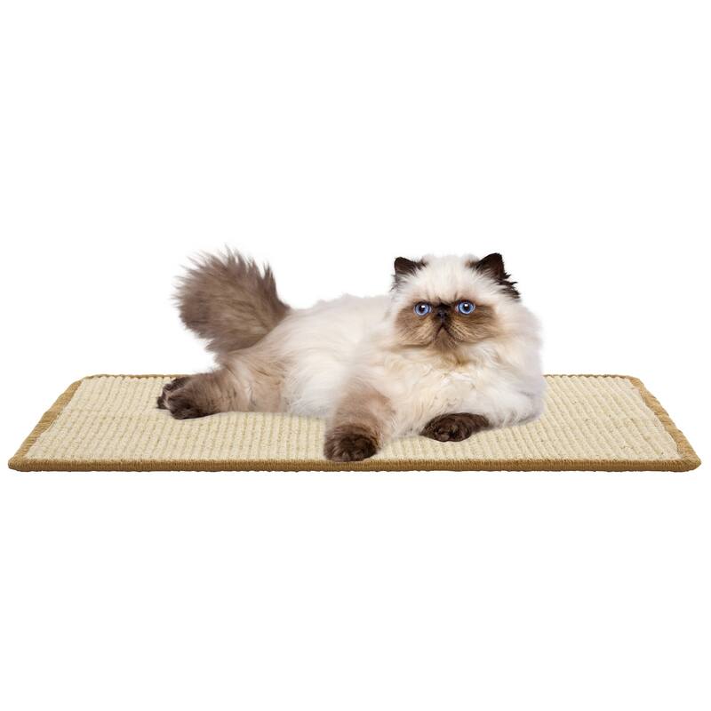 SAFAVIEH Home Sisal Small Boucle Weave Cat Scratch Mat