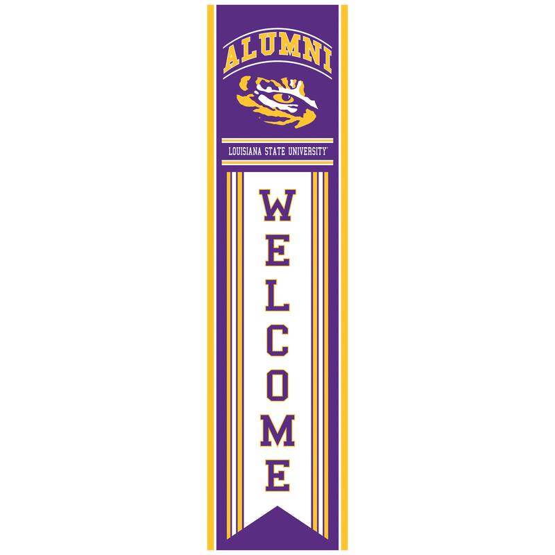 47" Porch Leaner Welcome Wall Sign, Louisiana State University - Multi