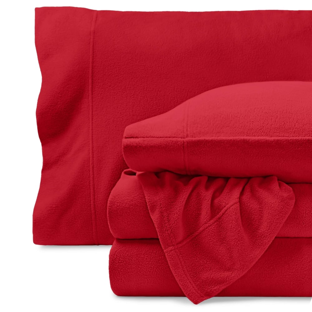 Bare Home Polar Fleece Deep Pocket Sheet Set