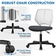 preview thumbnail 19 of 30, Yaheetech Adjustable Armless Office Chair Swivel Computer Study Chair
