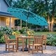 preview thumbnail 47 of 57, BONOSUKI LED Patio 9Ft Market Umbrella,Outside Deck Table Umbrella Lake Blue
