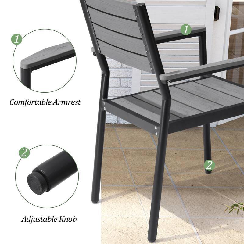 VredHom Outdoor 5/6-piece Rectangle Patio Dining Set