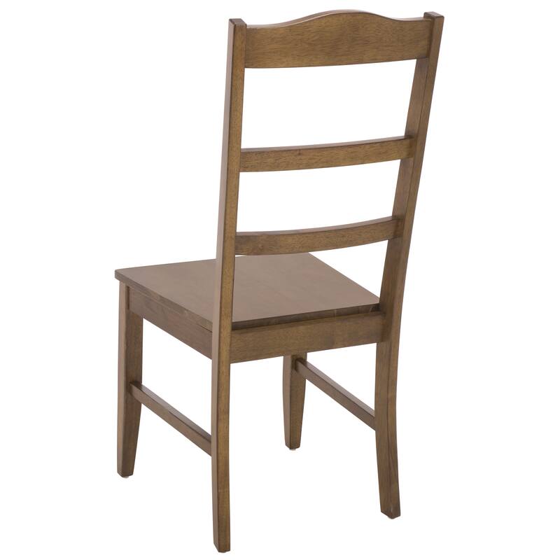 SAFAVIEH HOME Svetlana Ladder Back Side Chair - 18"W x 21"D x 40"H
