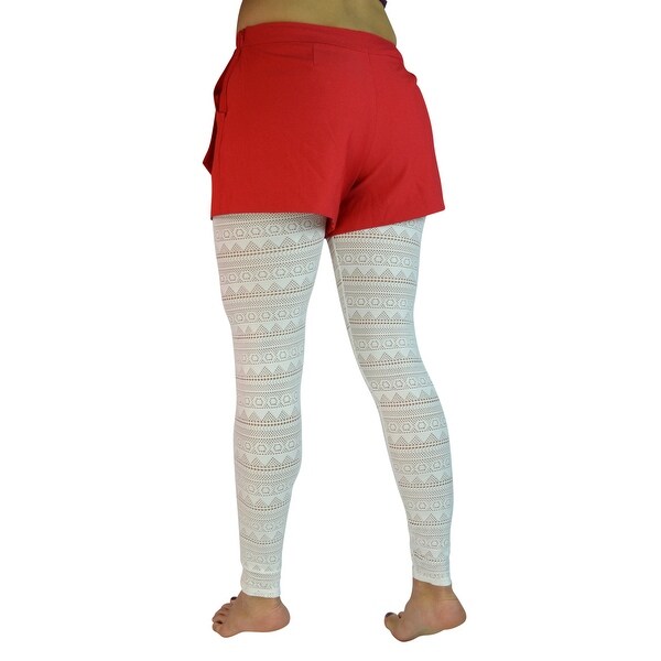 sheer white leggings