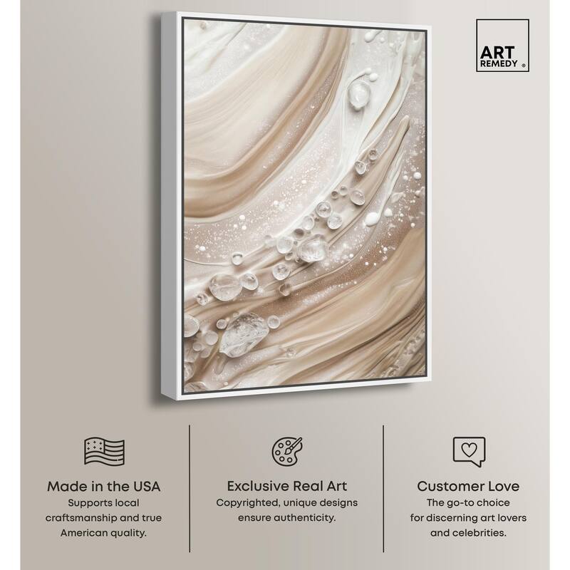 Viscous Veils II Canvas by Art Remedy