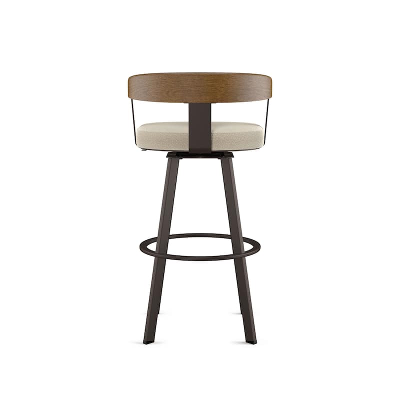 Amisco Lars Swivel Counter and Bar Stool