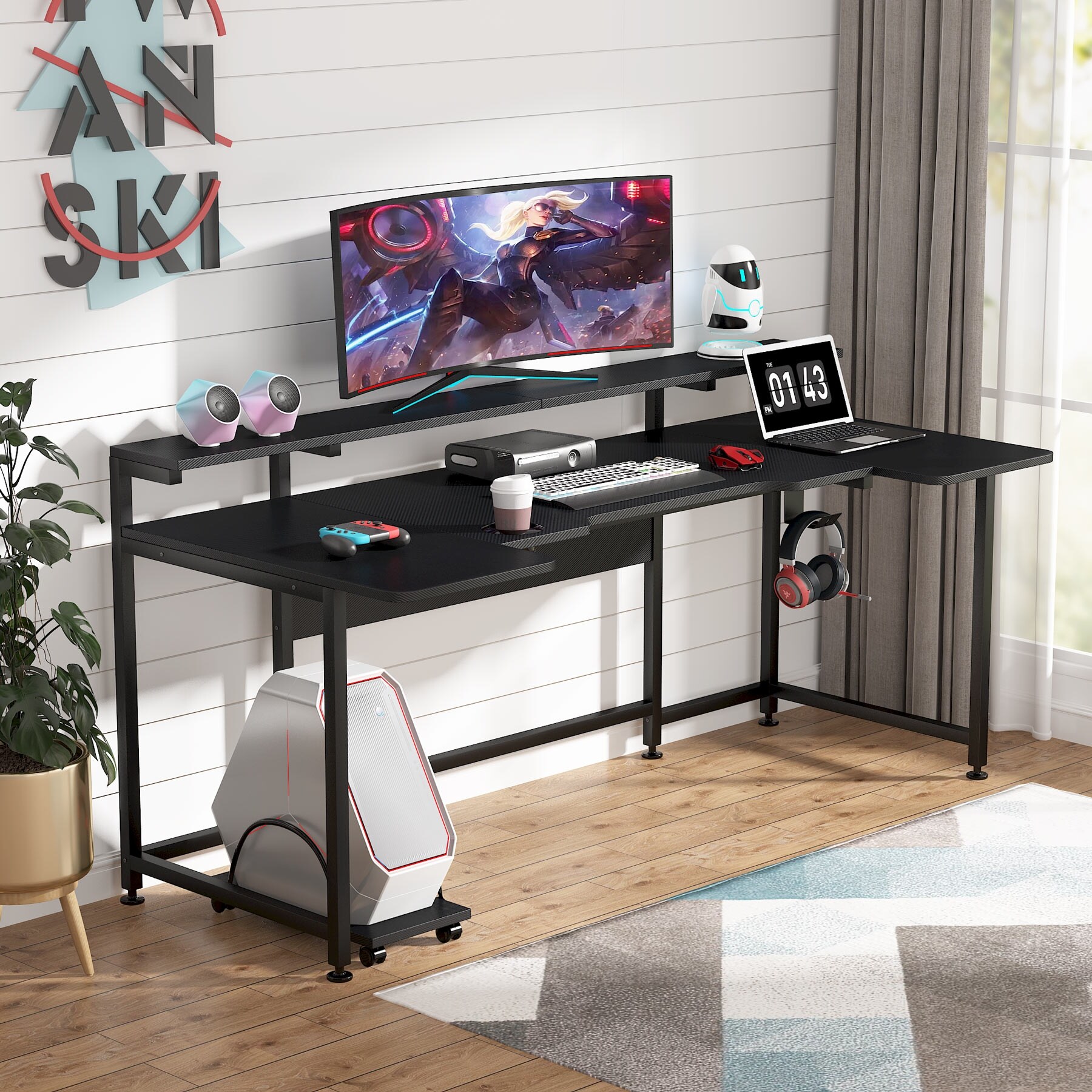 70 in gaming 2025 desk