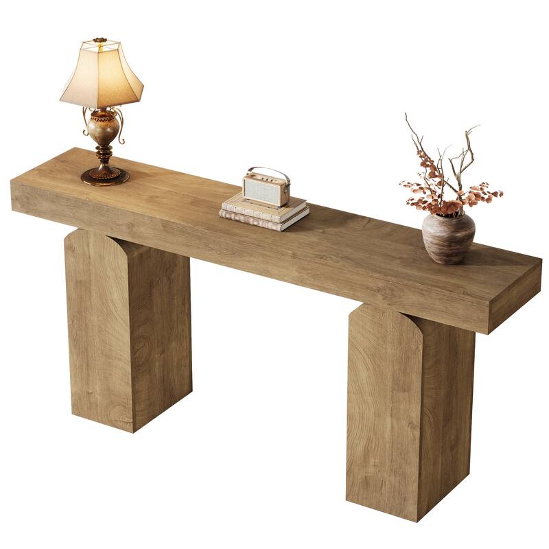 Console Table, Wooden Entryway Table, Sofa Behind Couch Table Hallway Foyer Accent Table