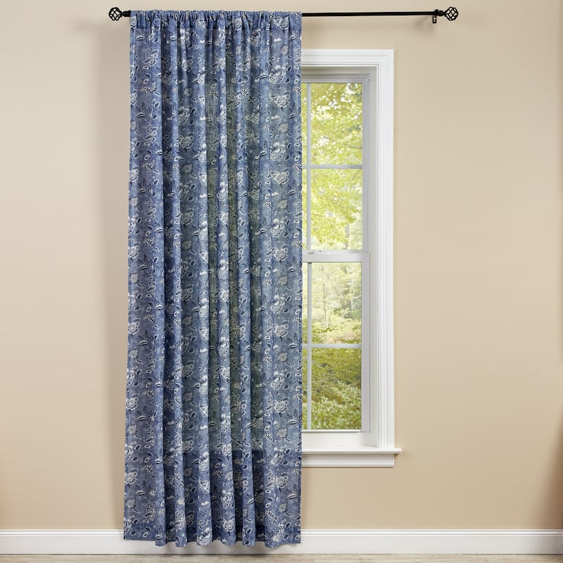 Park Designs Chinois Floral Single Panel 56” x 84” - 56" X 84"