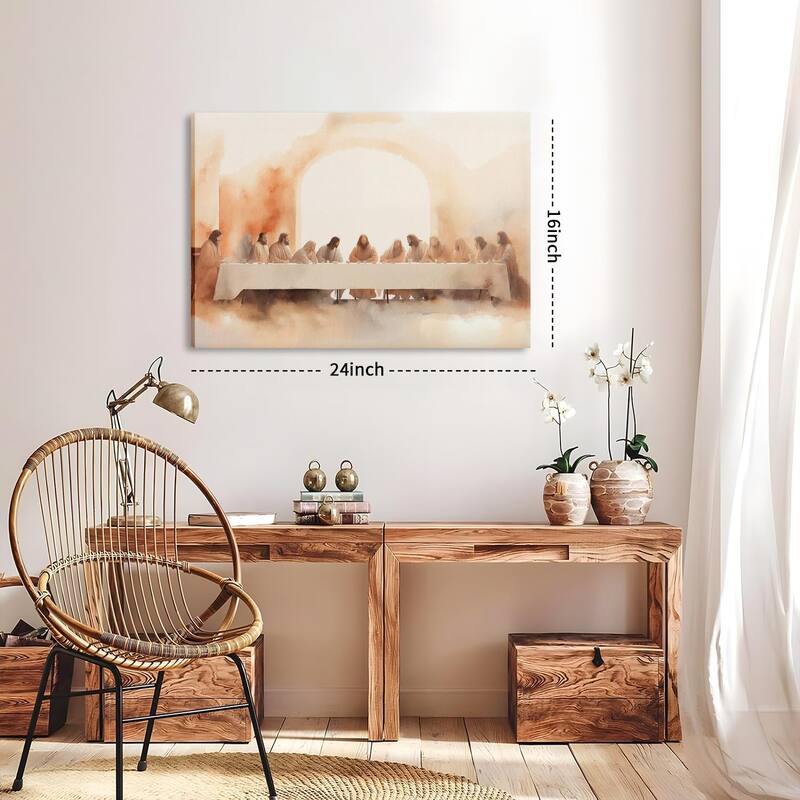 Jesus Last Supper Canvas Wall Art