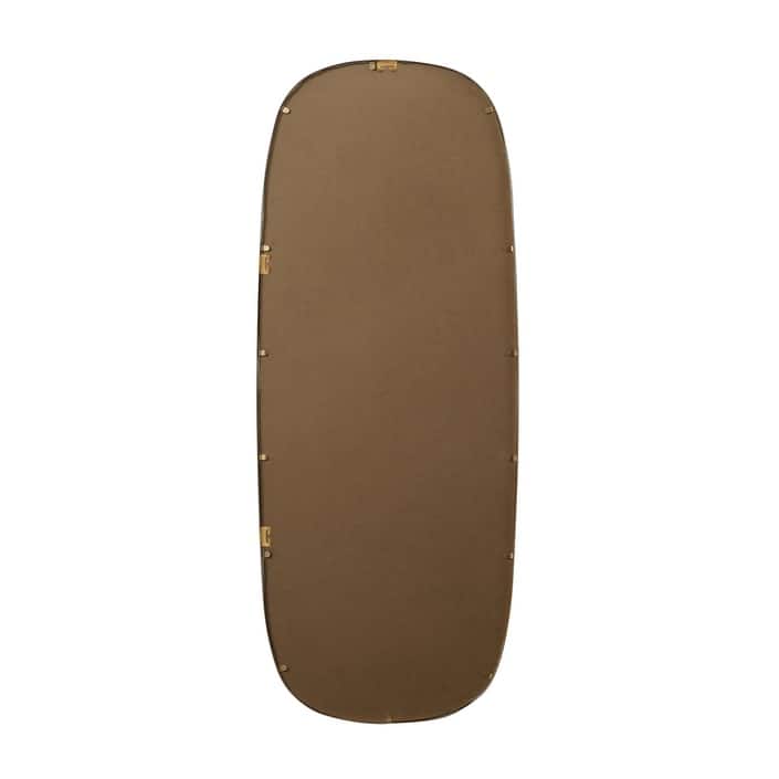 Indigo Home Metal Frame Oval Mirror 24x60 Inch