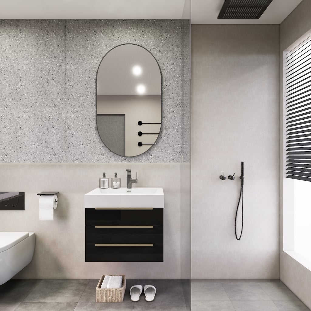 Noble 24" Wall Mounting Vanity with Reinforced Acrylic Sink