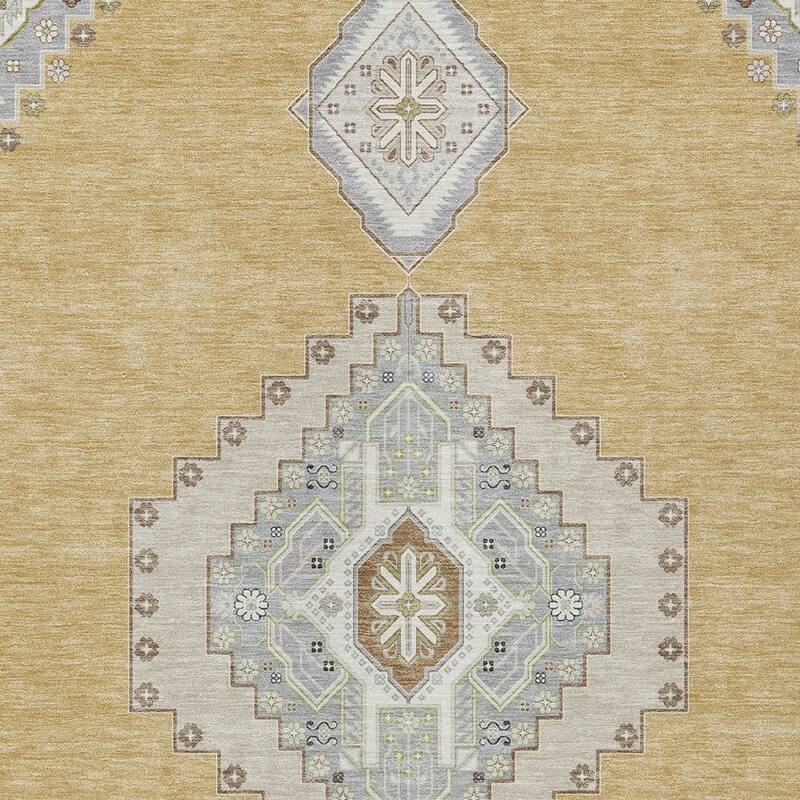 HomeRoots Oriental Traditional Rectangle Outdoor Rug