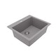preview thumbnail 60 of 59, Karran Top Mount 25 in. Single Bowl Quartz Kitchen Sink Kit