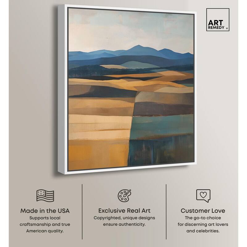 Clash of Shades Canvas by Art Remedy