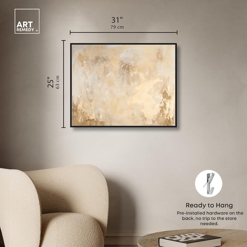 Sun Brust Gilding III Canvas by Art Remedy
