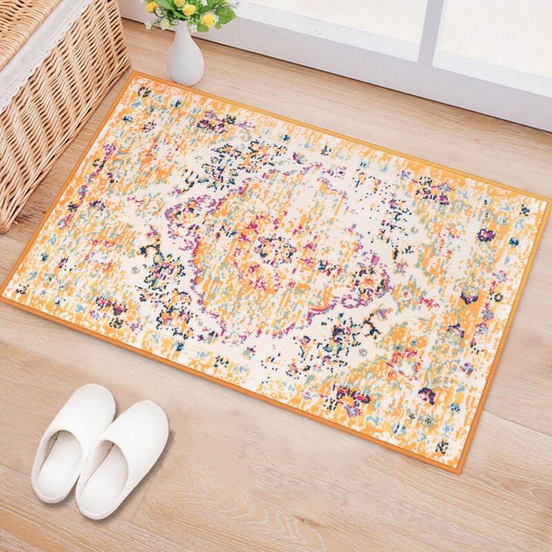 The Curated Nomad Sunset Traditional Vintage Bohemian Rug