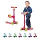 preview thumbnail 2 of 6, Lascoota 2-in-1 Kids Kick Scooter, Adjustable Height Handlebars and Removable Seat