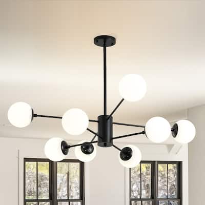 8 - Light Sputnik Modern Lear Chandelier