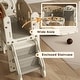 preview thumbnail 6 of 7, Qaba 9 in 1 Toddler Slide, Indoor Slide for Kids Ages 1-6, Car Themed Baby Slide with Basketball Hoop, Climber, Storage Space