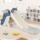 preview thumbnail 2 of 8, Costway 4-in-1 Toddler Slide Playground with Basketball Hoop Ball Ring - See Details