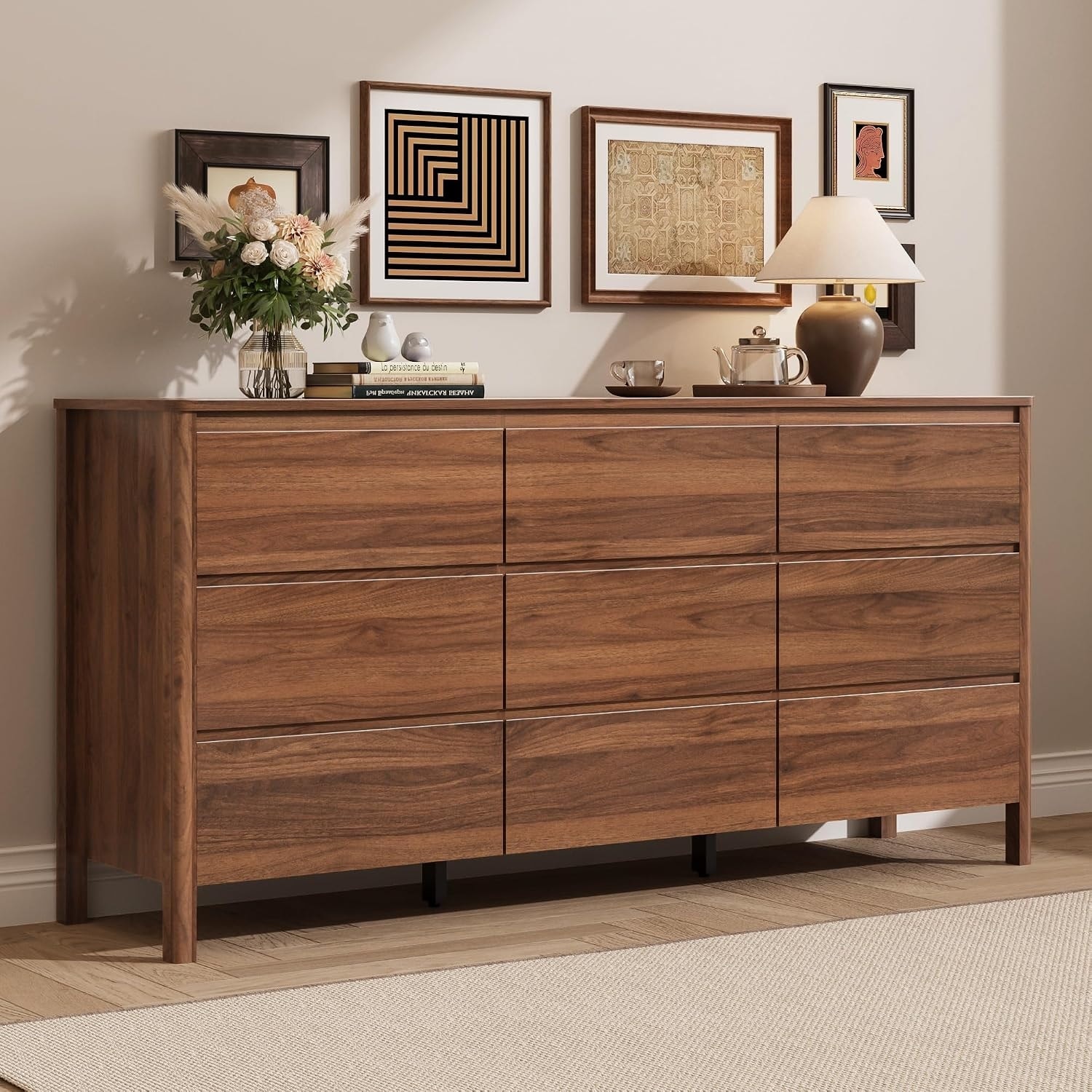 big brown dresser Dressers Wide dresser Tamaño:XLarge adset-l12-livia-w-dresses-79-129 Vintage 90s - early or transitional interiors