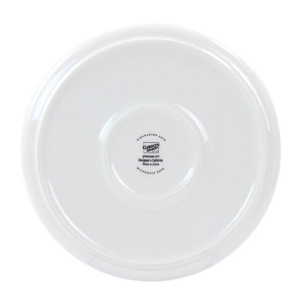 Pristine 16 Piece Round Fine Ceramic Dinnerware Set in White