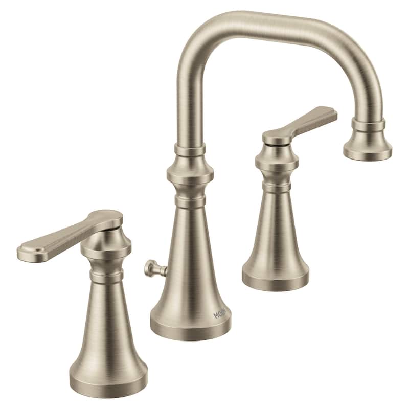 Moen TVS44102 Colinet 1.2 GPM Widespread Bathroom Faucet with Pop-Up - Brushed Nickel