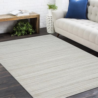 Overton Handmade Modern Contemporary Geometric Area Rug
