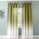 preview thumbnail 3 of 62, Exclusive Fabrics Ombre Faux Linen Semi Sheer Curtain (1 Panel)