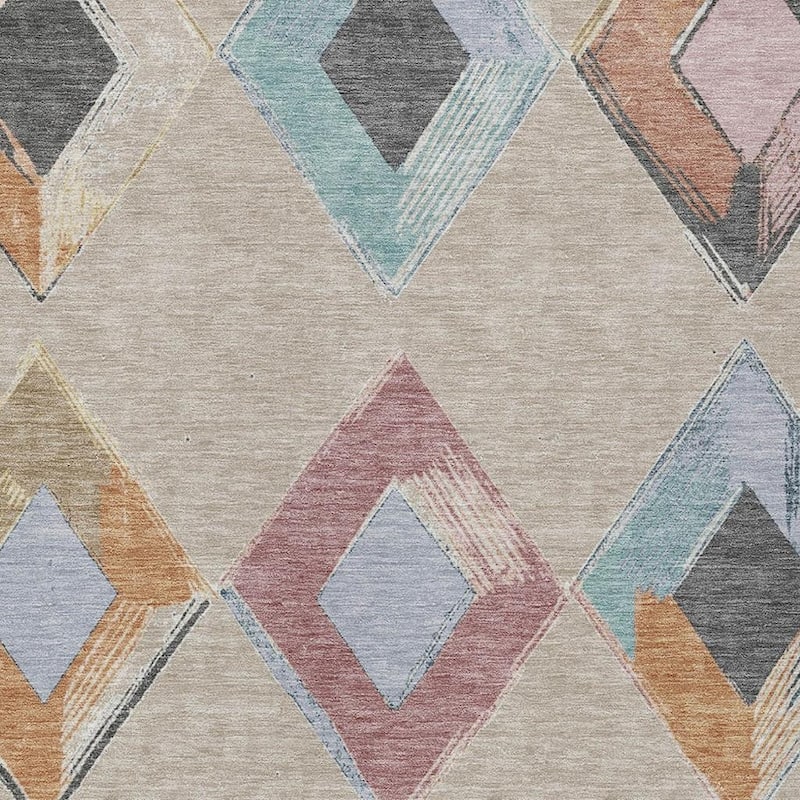 HomeRoots Geometric Transitional Rectangle Outdoor Rug