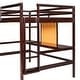preview thumbnail 7 of 23, Full size Loft Bed with Desk and Writing Board, 2 Drawers Cabinet