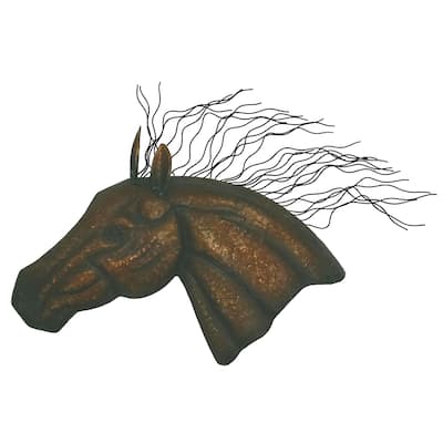HiEnd Accents Large Horse Head Wall Hanging