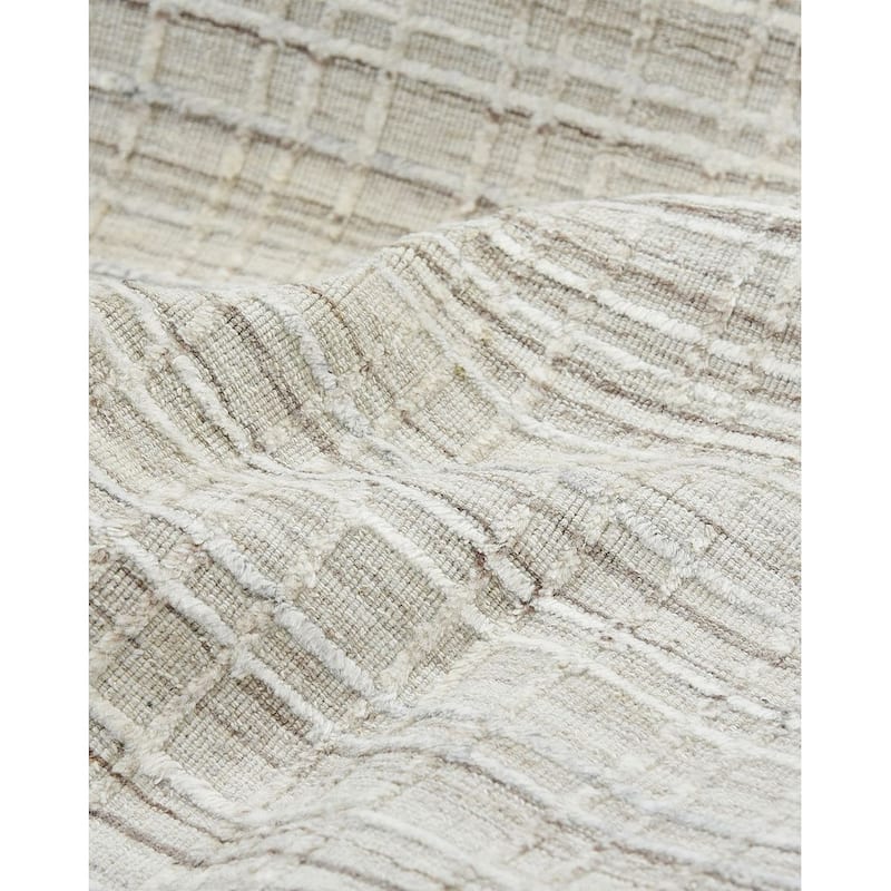 Overton Handmade Modern Contemporary Geometric Area Rug