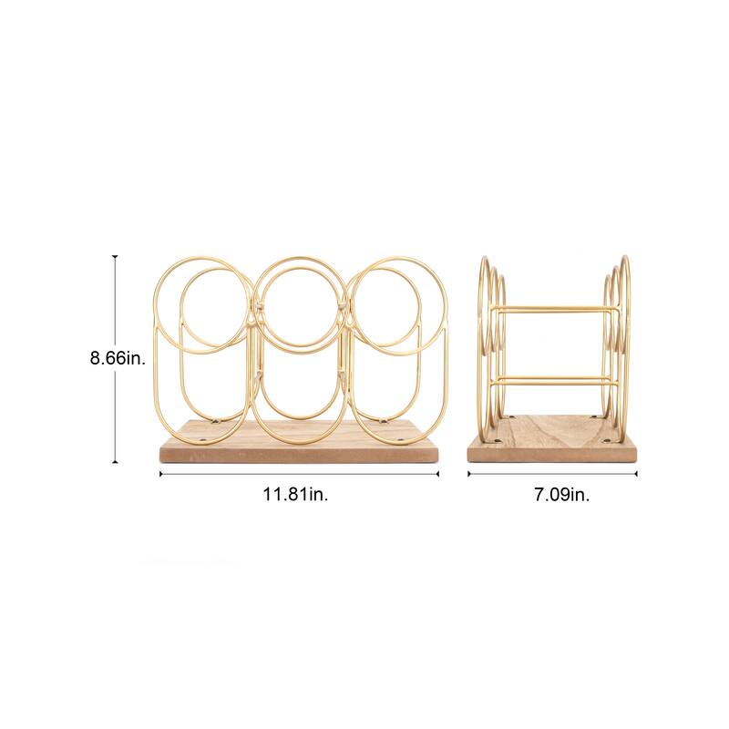 JoJo Fletcher 6 Bottle Countertop Wine Rack