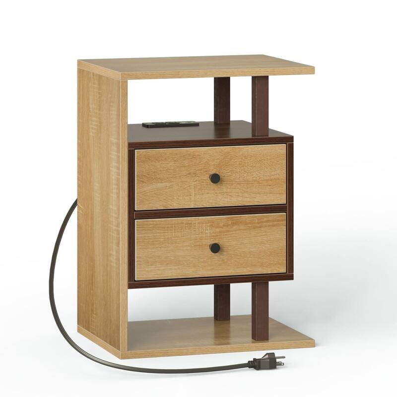 Nightstand with Charging Station