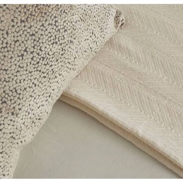Homvare Full Queen Super Soft Cotton Basket Weave Blanket Throw 90 X 90 Overstock 27662920