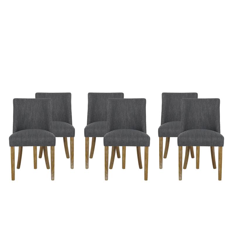Frances Fabric Dining Chair (Set of 6) by Christopher Knight Home
