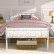 preview thumbnail 39 of 38, VECELO 14 Inch Twin Size Metal Platform Bed Frame,Kids Bed Set of 2, Bed Frame Set of 2