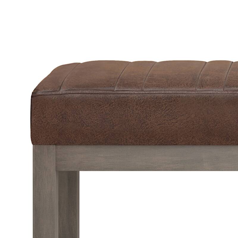 WYNDENHALL Kaufman 48 inch Wide Contemporary Rectangle Ottoman Bench