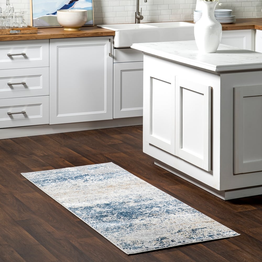 Nuloom Wilde Abstract Distressed Area Rug