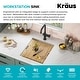 preview thumbnail 39 of 162, KRAUS Kore Workstation Undermount Stainless Steel Kitchen Sink