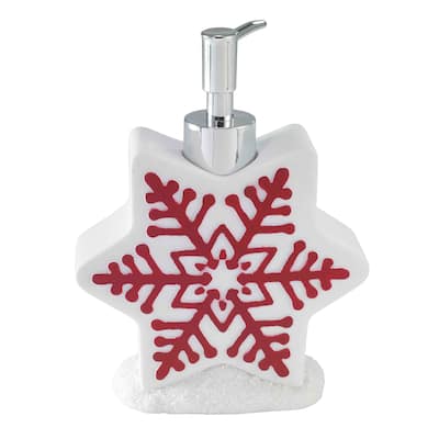Avanti Linens Sparkle Lotion Dispenser - White - Lotion Dispenser