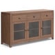 preview thumbnail 21 of 24, WYNDENHALL Essex SOLID WOOD 54 inch Wide Contemporary Sideboard Buffet in Mahogany - 54 inch Wide