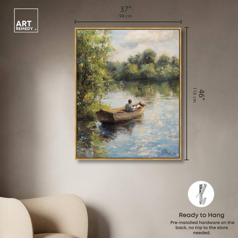 Lost in Thought Canvas by Art Remedy